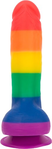 Addiction 100% Silicone Justin 8 Rainbow